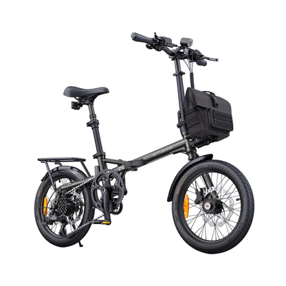 ENGWE ZIP 折りたたみ電動アシスト自転車 16.9kg軽量 コンパクト AINOHOT black