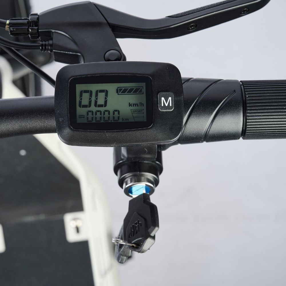 特定小型原付の6km/hモード表示灯 - 歩道走行可能なAINOHOT SAGA go
