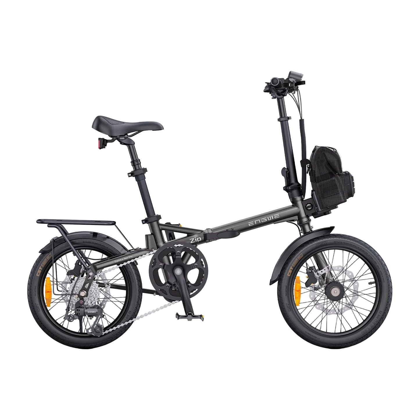 AINOHOT 折りたたみ電動アシスト自転車 ENGWE ZIP 公式サイト black
