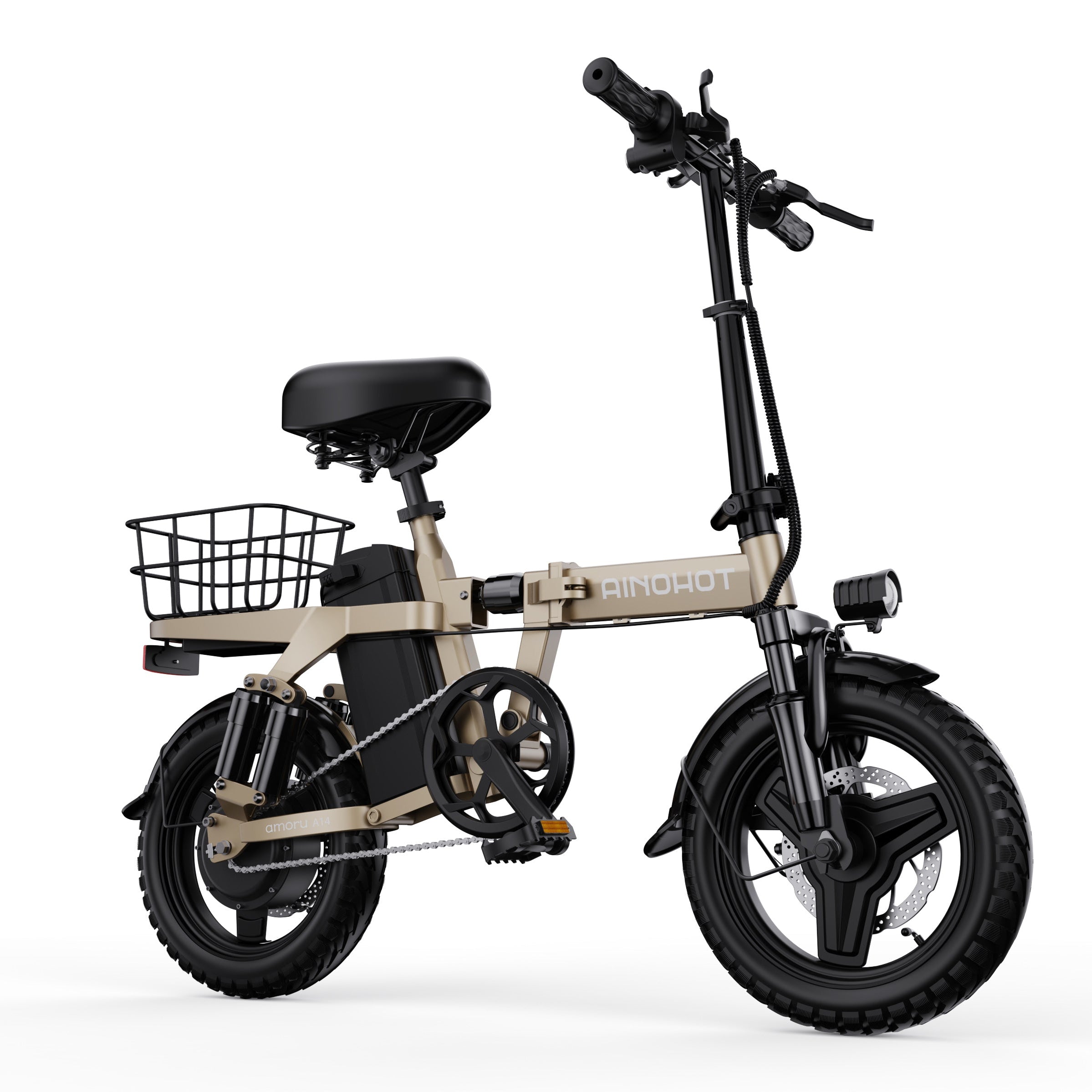 AINOHOT amoru A14｜折りたたみ電動アシスト自転車 14インチ 航続距離