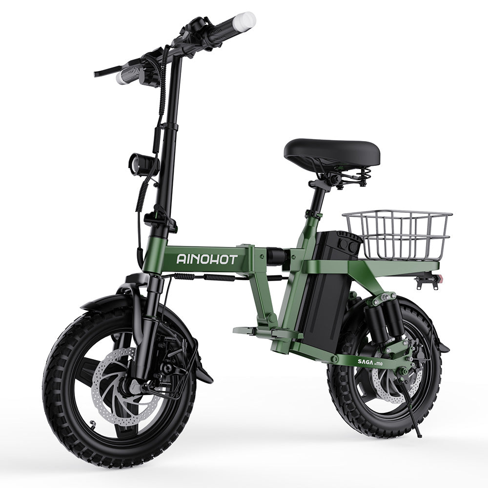【1月25日限定売り尽くし特価】折りたたみ自転車 小径車 ミニベロ バッグ付き 超早割】免許不要の特定小型原付 AINOHOT SAGA mo｜折りたたみ電動