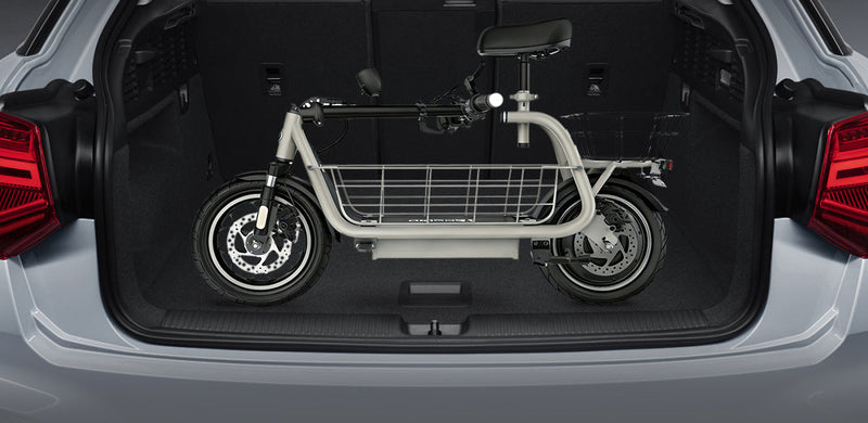 SAGA go 折りたたみ・車載イメージ - コンパクトに収納できるセカンドモビリティ
