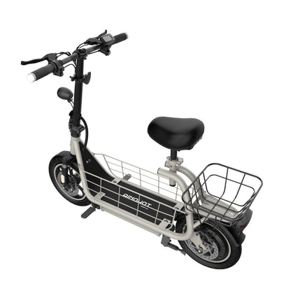 特定小型原付 SAGA go 買い物カゴ付き - 荷物の持ち運びに便利な電動バイク grey