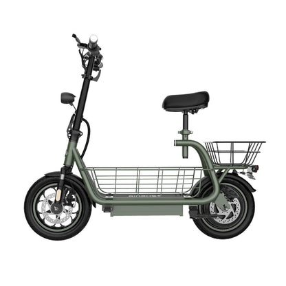 SAGA go オリーブグリーン - 低床フレームで乗りやすい特定小型原付 green02