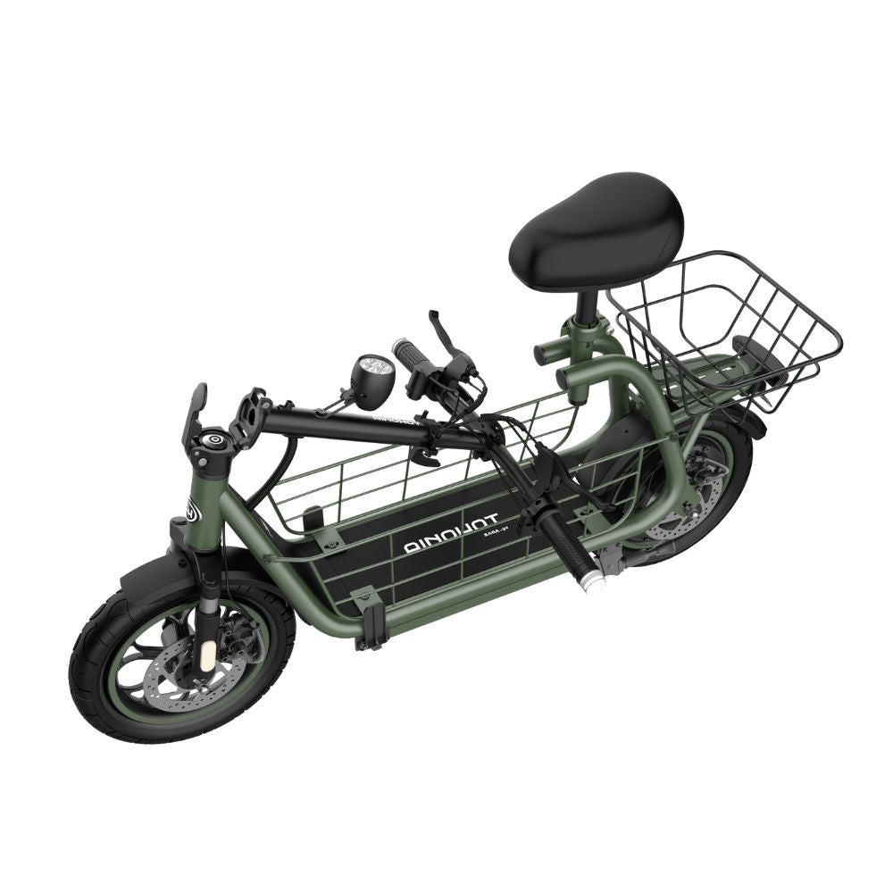 SAGA go 折りたたみ状態 - コンパクトに収納可能な特定小型原動機付自転車 green